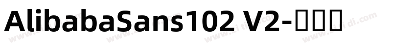 AlibabaSans102 V2字体转换